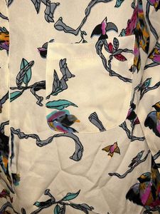 Hip Length Floral Printed Top