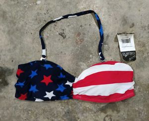 Red & White Bikini Set