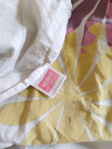 Multi Color Printed Double Bed Cotton Bedsheet