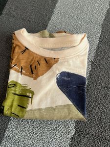 H&amp;MCute Animal Print Long Sleeve Shirt 1.5-2 yr