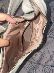 Marble Print Hobo Bag