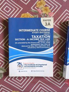Ca Intermediate Taxation Study Material