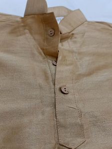 Beautiful Golden Colour Kurta Boys