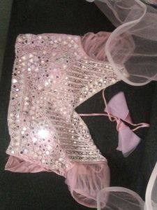 Lehenga Choli Design Party Wear Pink Colour