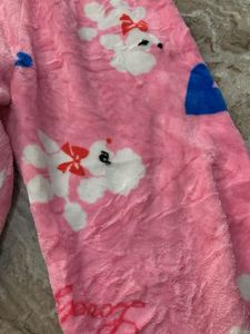 Cozy Pink Cartoon Pajama Pants