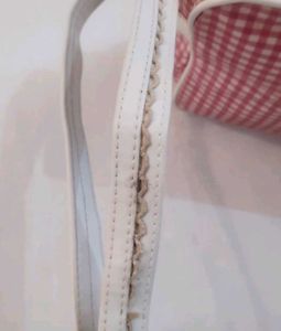Cute Pink Gingham Hello Kitty Bag