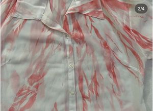 Stylish Pink Tie-Dye Button-Up Shirt