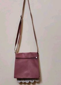 Chic Dusty Rose Crossbody Bag