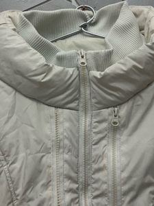 Cream Puffer Vest