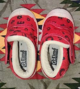 Adorable Red Toddler Shoes