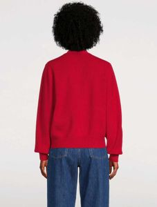 Acne Studios Red Face Cardigan