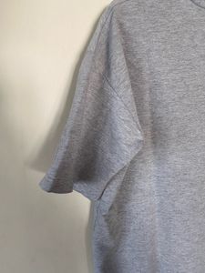 Grey Short Sleeve Top