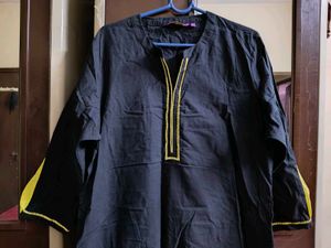 Elegant Black Kurta