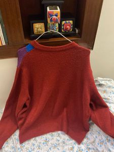 Zara Cozy Argyle Knit Cardigan