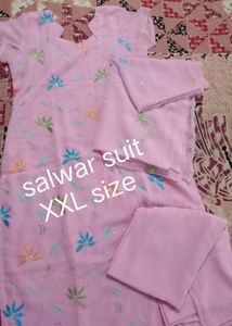 Pink Floral Salwar Suit Set