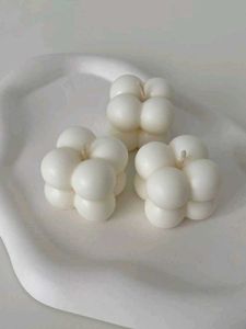 Set of 3 Unique Bubble Candles