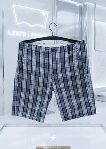 Levi's men's check cotton shorts