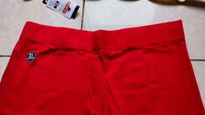 ANKLE LENGTH Vibrant Red Leggings