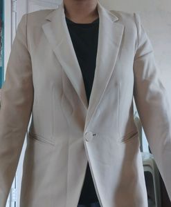 BEIGE BLAZER FOR WOMEN