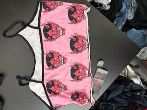 Pink Devil Print Cami Top