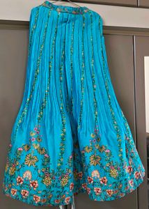 Stunning Teal Embroidered Kurti