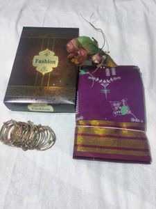 Banarasi Soft silk patta print