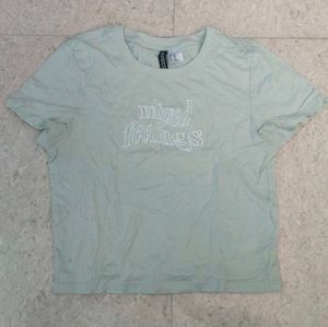H&amp;M Mint 'Mixed Feelings' Tee