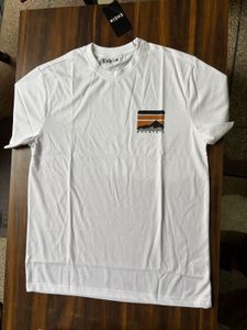 Shein White Graphic Tee - New