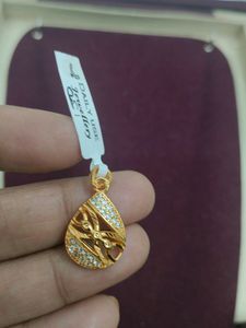 American Diamond Drop Pendant
