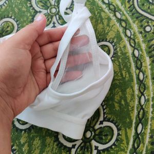 White Maternity Nursing Bra