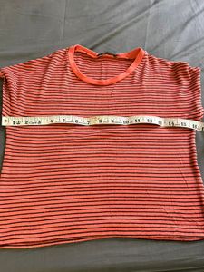 Zara Crop Top Coral Color