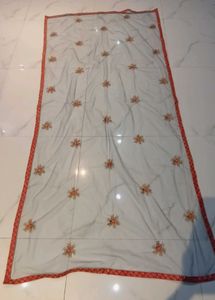Stunning Red &amp; Blue Embroidered Lehenga Choli