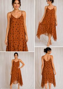 Y2K BROWN DRESS