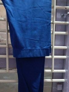 Blue Cotton Leggings XL