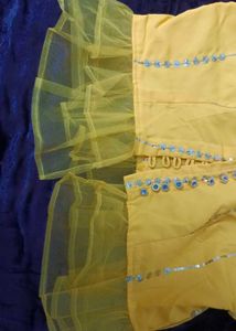 Haldi Skirt Top