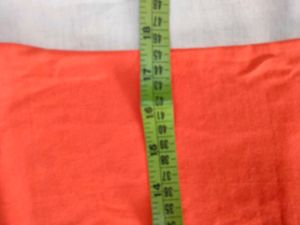 women cotton Orange Rib Tank Top
