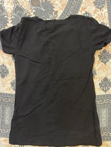 Embellished Black T-Shirt