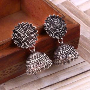 Oxidised Jewellery Set | Earrings &amp; Necklace
