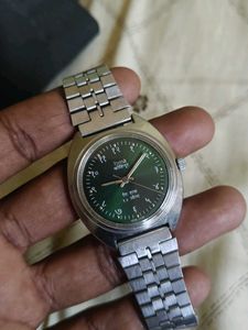 Vintage hmt kohinoor devnagri Green Dial Watch