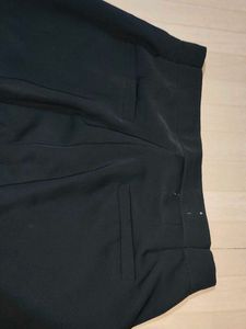 Classic Formal Black Wide Leg Pants