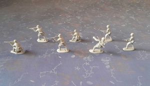 Vintage Toy Soldier Set