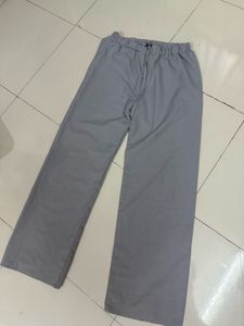 Grey Straight Leg Pants