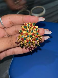 Peacock Design Jhumka Earrings