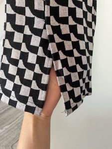 Geometric Print Wide Leg Pants