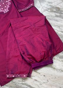 Elegant Embroidered Kurta Set