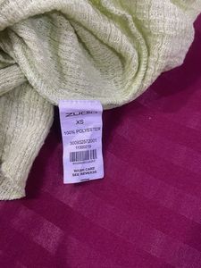 Lime Green Puff Sleeve Top