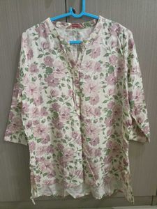 Women's floral short kurti