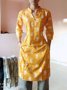 Yellow Kurti