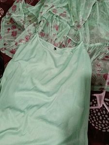Fashion Women Net Western Dress