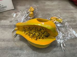 Papaya Shaped Fruit Fork